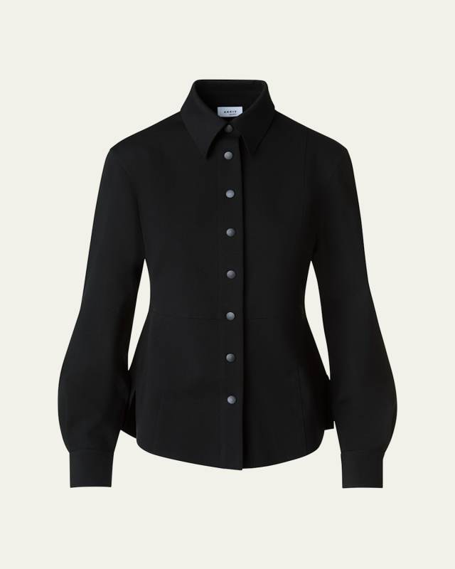 Signature Viscose Jersey Slim Shirt